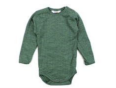 Joha green bodysuit merino wool